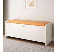 Sgabello di legno massello che cambia scarpe, può sedersi nell'armadietto delle scarpe alla porta, sgabello domestico, moderno e semplice scarpa morbida che indossa sgabello,A-31x12x18inch