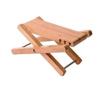 Sgabello di legno regolabile portatile per i chitarristi, poggiapiedi regolabile in altezza per strumenti musicali