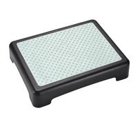 Sgabello di Supporto Mezzo Gradino, Sgabello Half Step per Anziani Aiuto, Impilabile Mezzo Gradino Antiscivolo Portatile, Portata Massima 200 kg, per Interni ed Esterni, Nero Luminescente