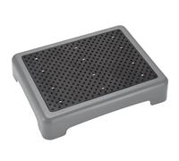 Sgabello di Supporto Mezzo Gradino, Sgabello Half Step per Anziani, Impilabile Mezzo Gradino Antiscivolo Portatile, Portata Massima 200 kg, per i Bordi Degli Stand Espositivi, Grigio