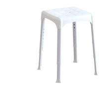 Sgabello doccia antiscivolo in alluminio bianco EH-STA-PP-BX