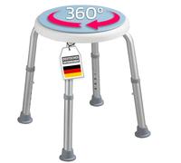 Sgabello Doccia Sgabello Bagno 360° Ruotabile Resistente bis150kg Peter