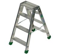 Facal - Gr. 3 + Piano Dupla Sgabello Professionale Doppia Salita Dupla Aperto 80 Cm - Chiuso 87 Cm Portata 5,4 Kg En131 - Tuv-gs - SPEDIZIONE GRATUITA