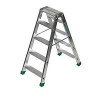 Facal - Gr. 4 + Piano Dupla Sgabello Professionale Doppia Salita Dupla Aperto 103 Cm - Chiuso 112 Cm Portata 6,6 Kg En131 - Tuv-gs - SPEDIZIONE GRATUITA