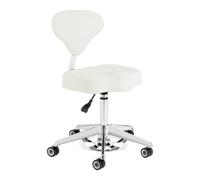 Sgabello Ergonomico Estetica Professionale | 156F (Bianco)