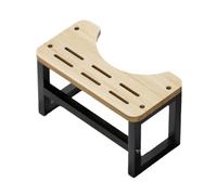Sgabello ergonomico in legno per adulti, sollievo efficace per stitichezza ed emorroidi, poggiapiedi salvaspazio, design comodo e pratico