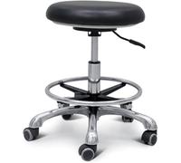 Sgabello ergonomico per assistente dentale con rotazione a 360° e altezza regolabile per una comoda seduta durante le procedure