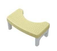Sgabello ergonomico per un migliore movimento intestinale, accessorio da bagno compatto per alleviare la stitichezza, poggiapiedi per un maggiore comfort e salute