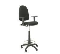 Sgabello Ergonomico Piqueras e Crespo T04 Appoggio Piedi Cromato Regolabile