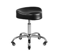 Sgabello Ergonomico POL-A450 per Centro Estetico Massaggi Tattoo Studio Nero