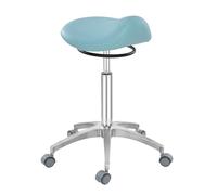 Sgabello ergonomico regolabile - Sedile in schiuma per maggiore comfort e mobilità in salone, clinica dentale, spa, ufficio, studio