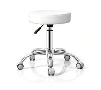Sgabello Estetista Pedicure Seduta Imbottita Altezza Regolabile 45-58 cm