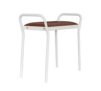 Sgabello Everyone Bianco/Cognac