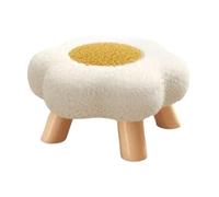 Sgabello Flower - Mobili decorativi per sedili e pouf poggiapiedi | Sgabello morbido e imbottito per uso interno, camera da letto, dormitorio, soggiorno, scuola materna, università, sala giochi, ingre