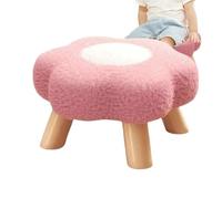 Sgabello Flower - Mobili decorativi per sedili e pouf poggiapiedi | Sgabello morbido e imbottito per uso interno, camera da letto, dormitorio, soggiorno, scuola materna, università, sala giochi, ingre