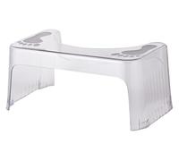 Sgabello for WC, sgabello for WC antiscivolo in plastica ispessita, sgabello for WC moderno in acrilico for adulti, sgabello for bagno, sgabello for WC for adulti, sgabello for fare la cacca, poggiapi