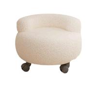 Sgabello girevole a 360 gradi per pedicure, sedia rotonda per salone, casa, biblioteca, garageComodo e versatile Tabouret à Poulie.