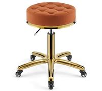 Sgabello girevole con ruote, sgabello idraulico regolabile in altezza, per cucina, salone, ufficio, bar, struttura in metallo resistente, ideale per massaggi e uso in clinica