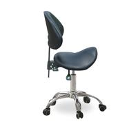 Sgabello girevole ergonomico con base in metallo resistente, sedia idraulica da ufficio per studio e uso professionale