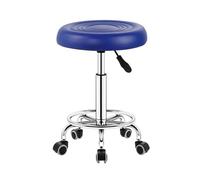 Sgabello girevole idraulico regolabile con ruote, seduta in pelle PU per un maggiore comfort, ideale per parrucchieri, clinica e uso domestico e ufficio, supporta fino a 200 kg