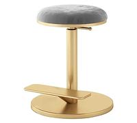 Sgabello girevole per trucco, regolabile, con comodo cuscino | Sgabello da trucco regolabile in velluto con comodo cuscino, ideale per toelettatura ed elegante decorazione della casa