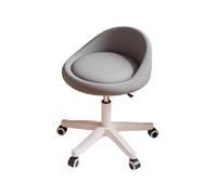 Sgabello girevole regolabile con ruote, altezza 35-44 cm, rotondo, per trucco, cucina, bar, salone, design confortevole ed elegante, per uso domestico e salone.