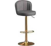 Sgabello girevole regolabile con schienale per cucina, sala da pranzo o bar di casa, design moderno e confortevole