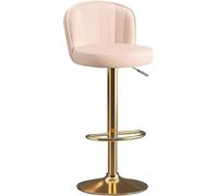 Sgabello girevole regolabile con schienale per cucina, sala da pranzo o bar di casa, design moderno e confortevole