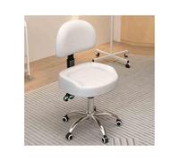 Sgabello Girevole Regolabile In Altezza For Spa, Sedia Girevole Con Schienale E Ruote, For Tatuaggi, Centri Estetici, Bar, Studi Di Bellezza(A)