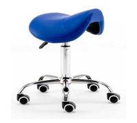 Sgabello idraulico a sella su ruote, sedia girevole per salone, spa, massaggi, parrucchiere, manicure, tatuaggi, terapia