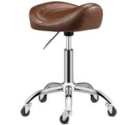Sgabello idraulico regolabile resistente per garage, salone, laboratorio e ufficio domestico - sedile girevole con ruote, perfetto per professionisti del tatuaggio