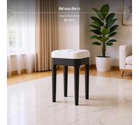 Sgabello impilabile in legno di lusso con imbottitura morbida, design moderno