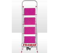 SGABELLO IN ACCIAIO SLIMMY 4 GRADINI PORTATA 100 KG FRAMAR FR157