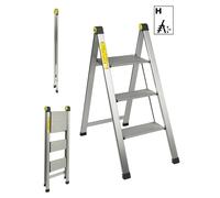 SGABELLO IN ALLUMINIO SLIM-STEP 3 GRADINI MAURER PROFESSIONALE