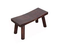 Sgabello in legno di pino massello, base antiscivolo, perfetto per soggiorno, balcone, camera da letto e bagno, dimensioni compatte 44 x 22 x 30 cm, mobili versatili per la decorazione della casa.