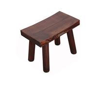 Sgabello in legno di pino massello, base antiscivolo, perfetto per soggiorno, balcone, camera da letto e bagno, dimensioni: 44 x 22 x 30 cm, mobili eleganti e durevoli per la decorazione della casa.