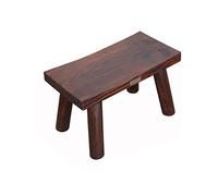 Sgabello in legno di pino massello, base antiscivolo, perfetto per soggiorno, balcone, camera da letto e bagno, dimensioni: 44 x 22 x 30 cm, arredamento per la casa elegante e funzionale