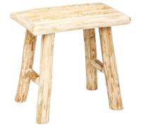 SGABELLO IN LEGNO DI PIOPPO, stile boho naturale