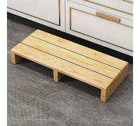 Sgabello in legno massello con parte superiore antiscivolo per un facile utilizzo e salvaspazio, perfetto per cucina, bar o decorazione della casa