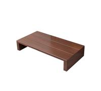 Sgabello in legno per adulti, robusto, per interni ed esterni, ad alta capacità di carico, per letti alti, marrone, 100 x 30 x 11 cm, perfetto per un accesso sicuro