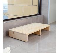 Sgabello in legno per un facile ingresso e uscita, multifunzionale 40-100 cm, con contenitore per scarpe, design traspirante per uso domestico e esterno, robusto e comodo