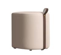 Sgabello leggero e di lusso, versatile poggiapiedi e sedia da trucco per soggiorno, camera da letto, cassettiera; elegante panca per scarpe, piccola sedia quadrata corta per comfort ed eleganza