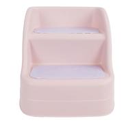 Sgabello Leggero per Bambini a 2 Gradini per Vasino, Addensato, Pieghevole, Base Stabile, Poggiapiedi per Cucina, Bagno (viola chiaro)