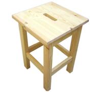 SGABELLO LEGNO DI PINO COLORE GREZZO STOOL IN PINE WOOD 30 x 30 x 44 cm