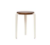 Sgabello LOU in Rovere Tinto/bianco Crema
