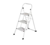 SGABELLO SCALA IN ACCIAIO 3 GRADINI - PORTATA 150 KG - SPESSORE 4,5mm (CHIUSA)