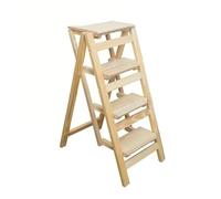 Sgabello multifunzione da arrampicata e sedia a scala, portatile e salvaspazio, con ripiano portaoggetti per la biblioteca domestica