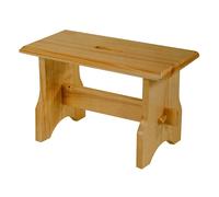 Sgabello multiuso in legno di pino p/max 30 kg Naturale
