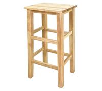 Sgabello Multiuso in Legno Naturale Base Antiscivolo Struttura Prefabbricata Formato Compatto Arredamento Interno Adatto per Ingresso Cucina Soggiorno Camera Poggiapiedi(35x25x80cm)