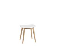 Sgabello Muuto Fiber con Base in Legno Bianco/Rovere